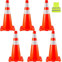 Orange 18 18 SAS Safety Corp. SAS Safety 7500-18 Traffic SAFETY Cone 